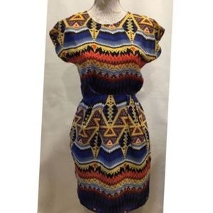 MM Couture by Miss Me Aztec Print Dress Size S